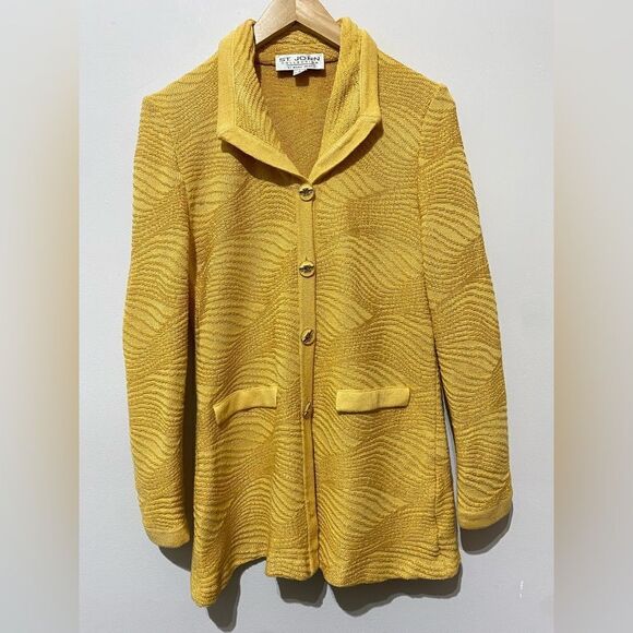 St. John Sweaters - ST. JOHN Knit Cardigan Blazer Sweater